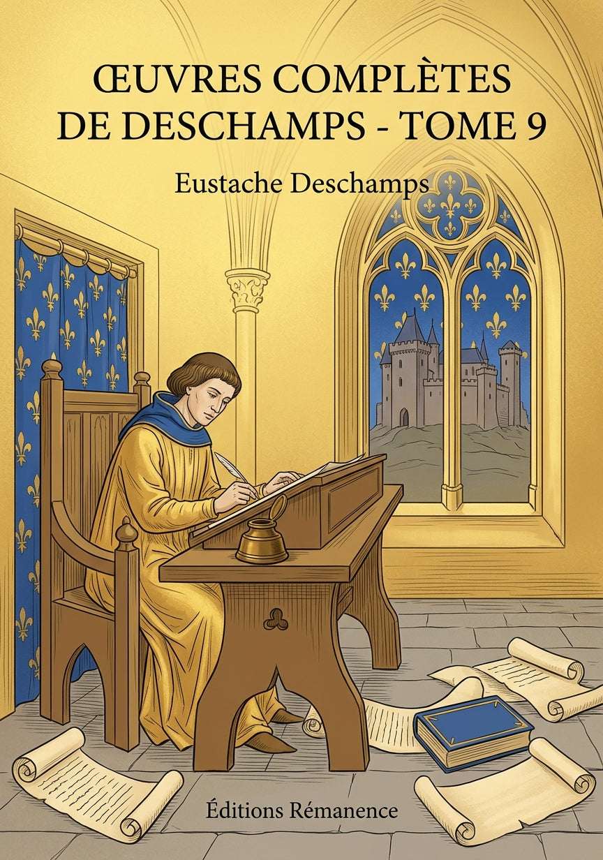 Livre Œuvres complètes de Deschamps - Tome 9 par Eustache Deschamps - Couverture - Editions Remanence