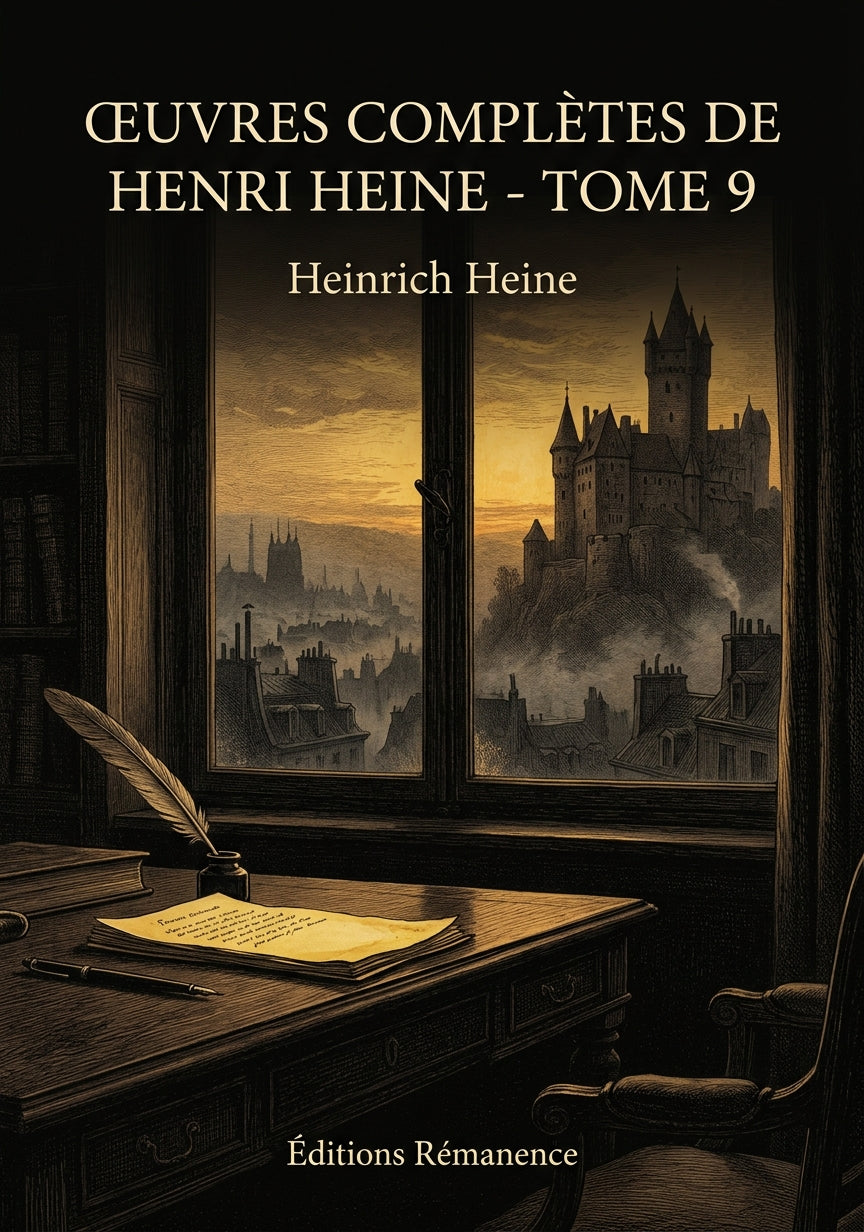 Livre Œuvres complètes de Henri Heine - Tome 9 par Heinrich Heine - Couverture - Editions Remanence