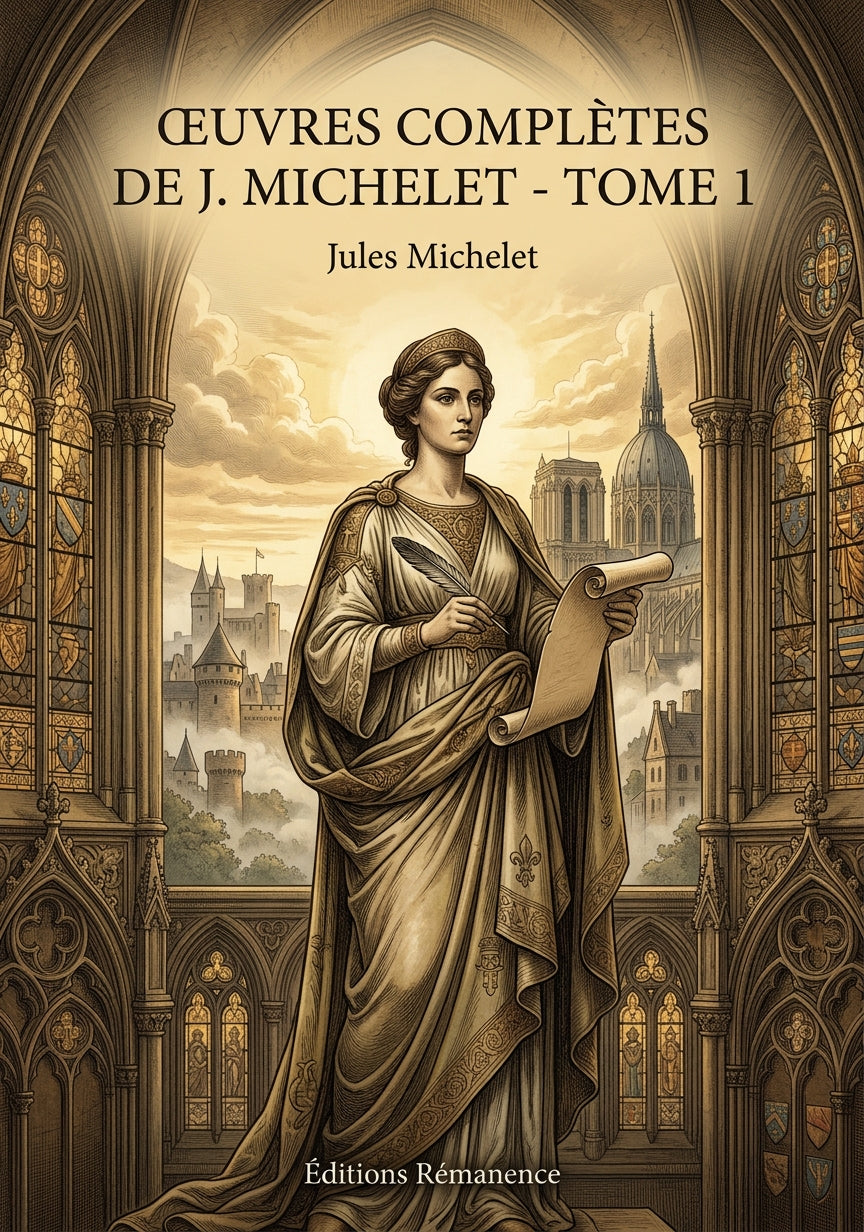 Livre Œuvres complètes de J. Michelet - Tome 1 par Jules Michelet - Couverture - Editions Remanence