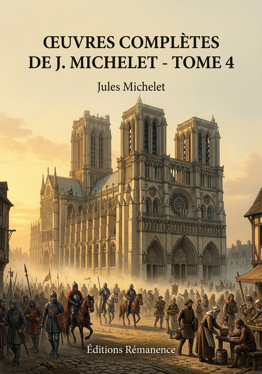 Livre Œuvres complètes de J. Michelet - Tome 4 par Jules Michelet - Couverture - Editions Remanence
