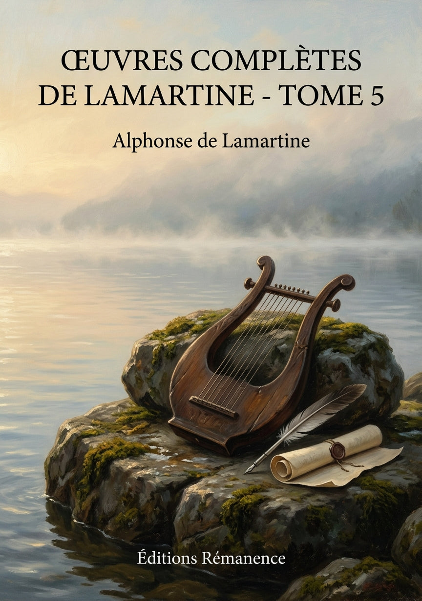 Livre Œuvres complètes de Lamartine - Tome 5 par Alphonse de Lamartine - Couverture - Editions Remanence