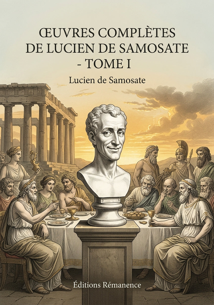 Livre Œuvres complètes de Lucien de Samosate - Tome I par Lucien de Samosate - Couverture - Editions Remanence