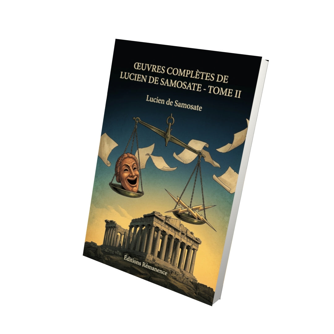 Livre Œuvres complètes de Lucien de Samosate - Tome II - Lucien de Samosate - Editions Remanence
