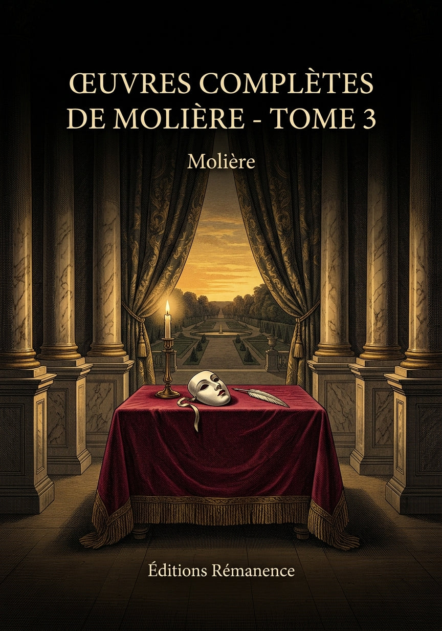 Livre Œuvres complètes de Molière - Tome 3 par Molière - Couverture - Editions Remanence