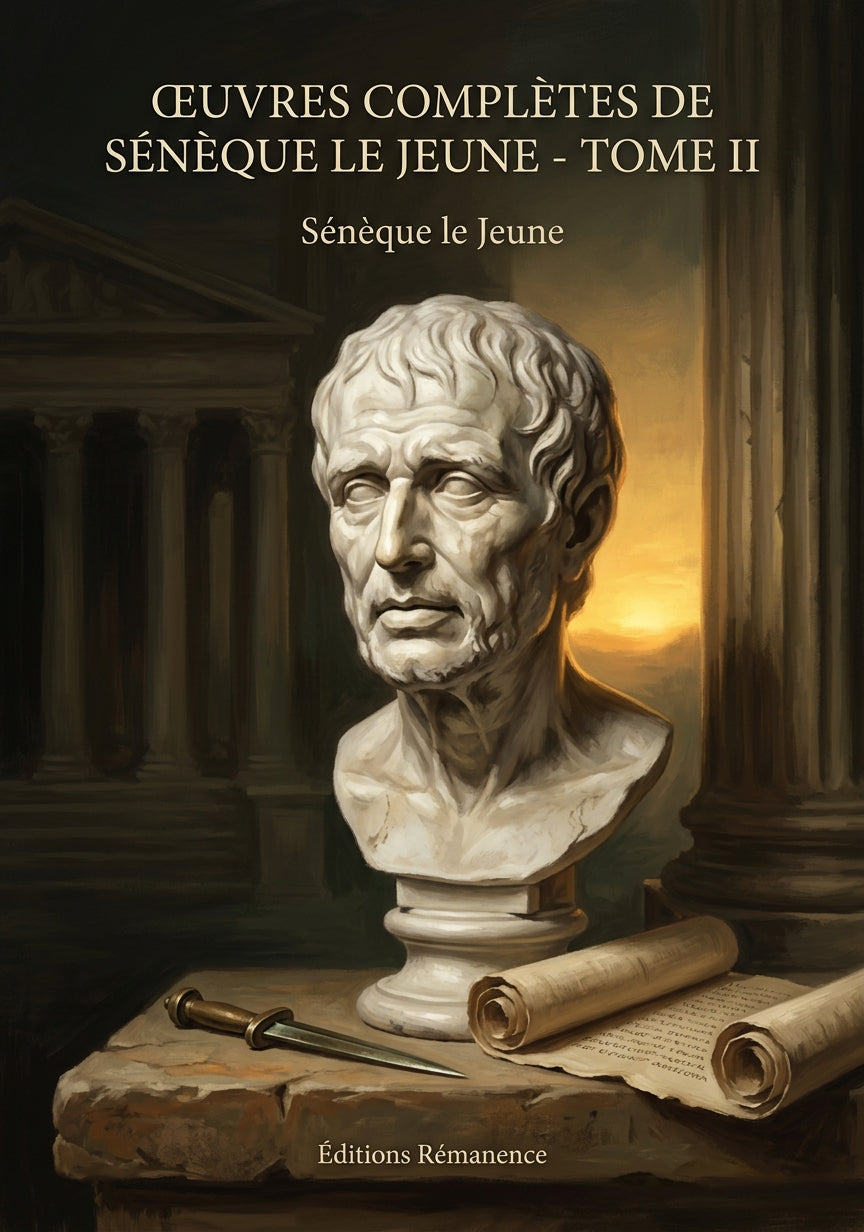 Livre Œuvres complètes de Sénèque le Jeune - Tome II par Sénèque le Jeune - Couverture - Editions Remanence