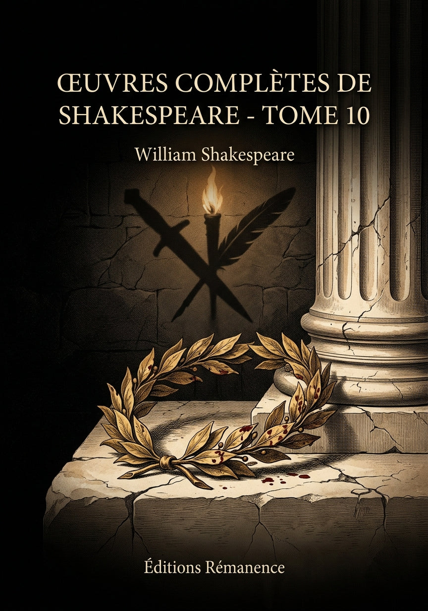 Livre Œuvres complètes de Shakespeare - Tome 10 par William Shakespeare - Couverture - Editions Remanence