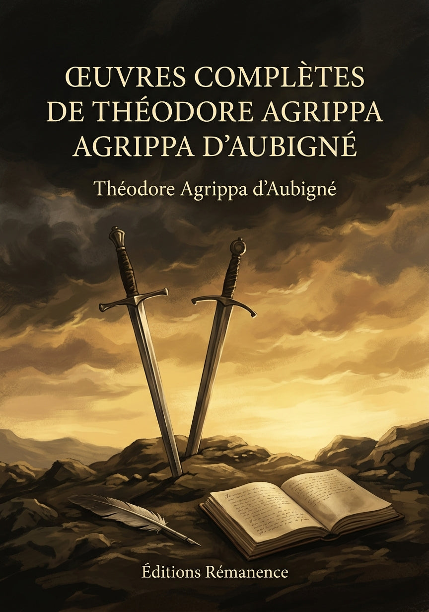 Livre Œuvres complètes de Théodore Agrippa d’Aubigné par Théodore Agrippa d’Aubigné - Couverture - Editions Remanence