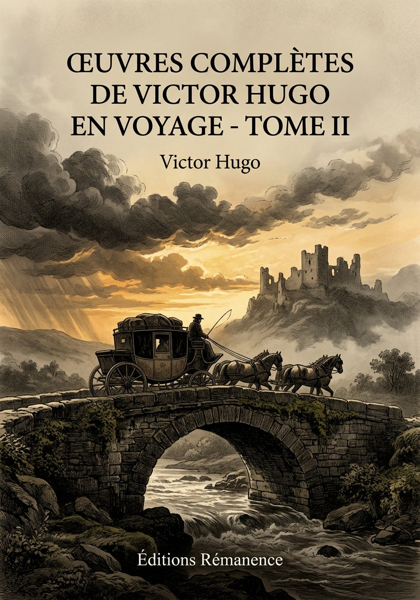 Livre Œuvres complètes de Victor Hugo En voyage - Tome II par Victor Hugo - Couverture - Editions Remanence