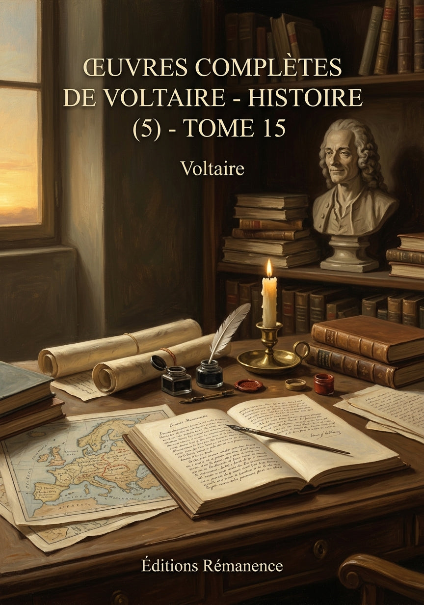 Livre Œuvres complètes de Voltaire - Histoire (5) - Tome 15 par Voltaire - Couverture - Editions Remanence