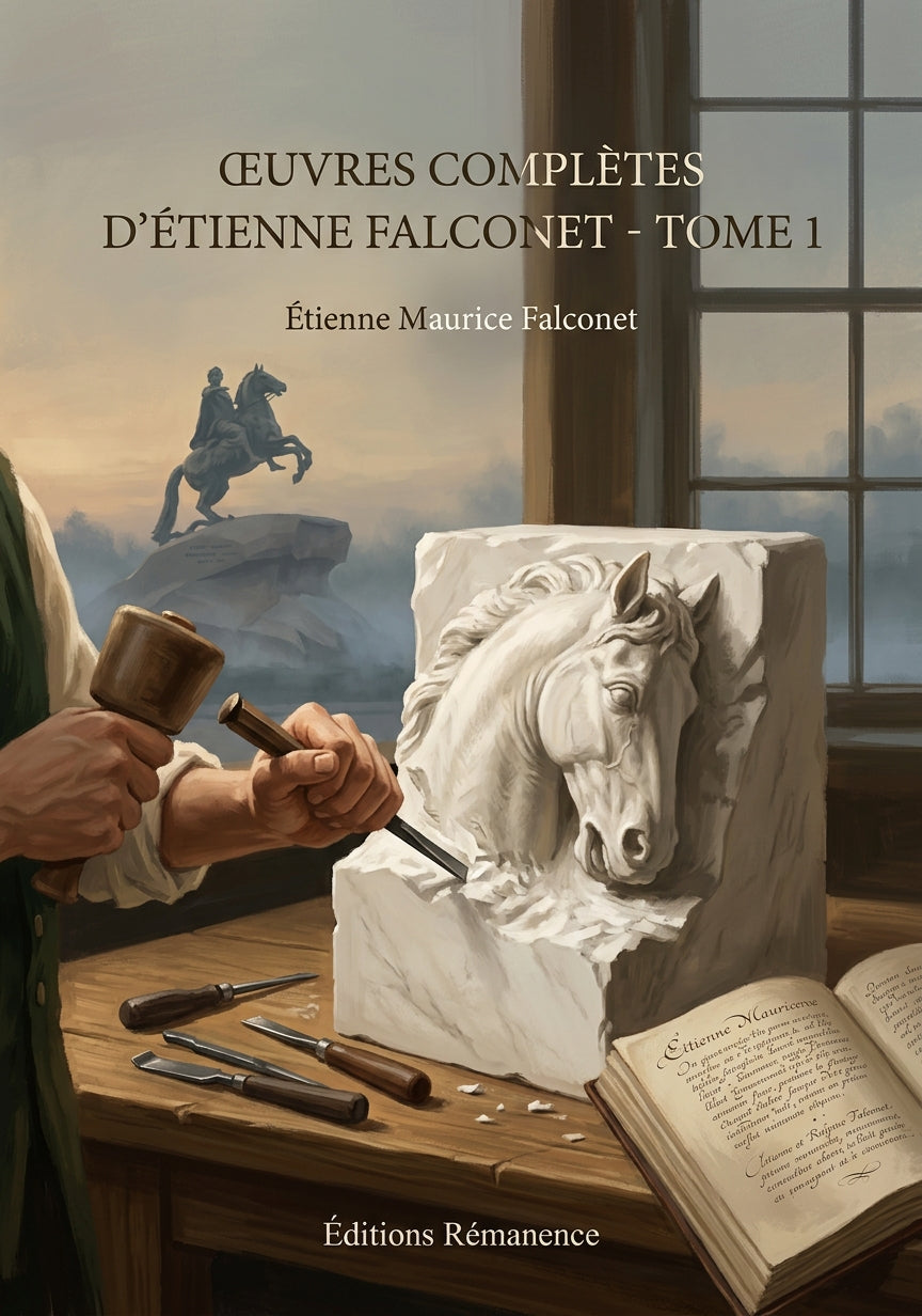 Livre Œuvres complètes d’Étienne Falconet - Tome 1 par Étienne Maurice Falconet - Couverture - Editions Remanence