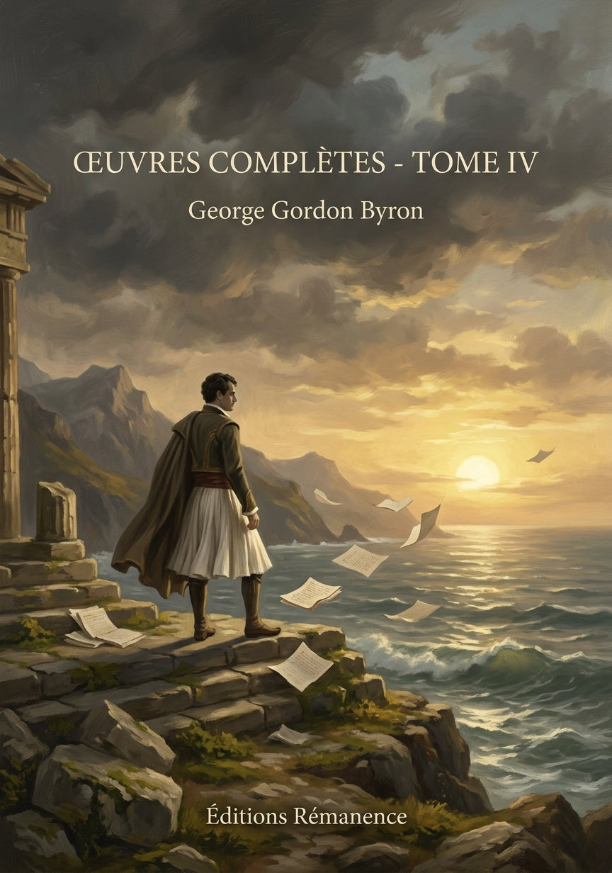 Livre Œuvres complètes - Tome IV par George Gordon Byron - Couverture - Editions Remanence