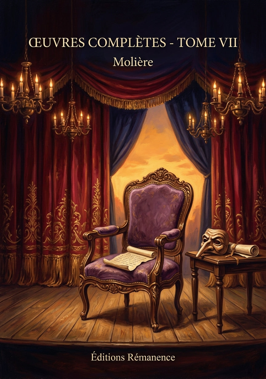 Livre Œuvres complètes - Tome VII par Molière - Couverture - Editions Remanence