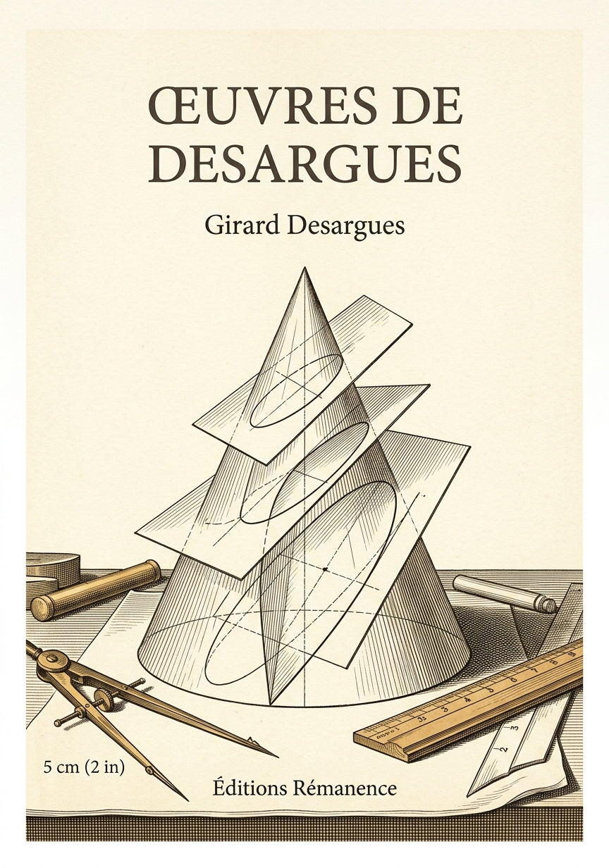 Livre Œuvres de Desargues par Girard Desargues - Couverture - Editions Remanence