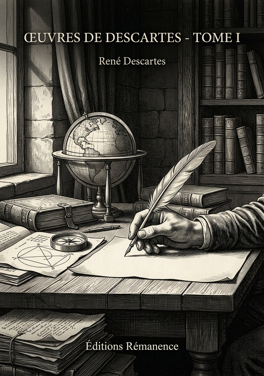 Livre Œuvres de Descartes - Tome I par René Descartes - Couverture - Editions Remanence