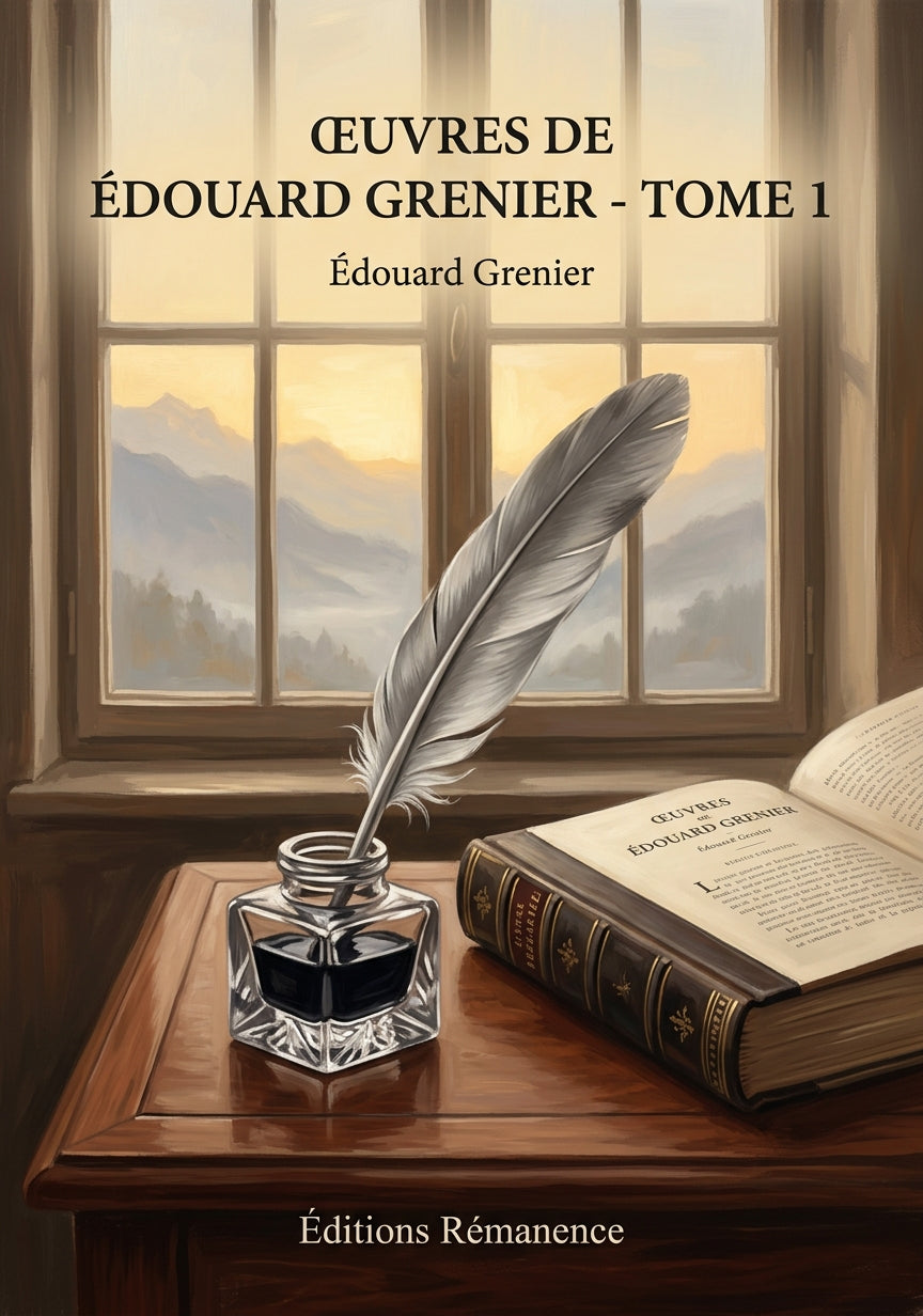 Livre Œuvres de Édouard Grenier - Tome 1 par Édouard Grenier - Couverture - Editions Remanence