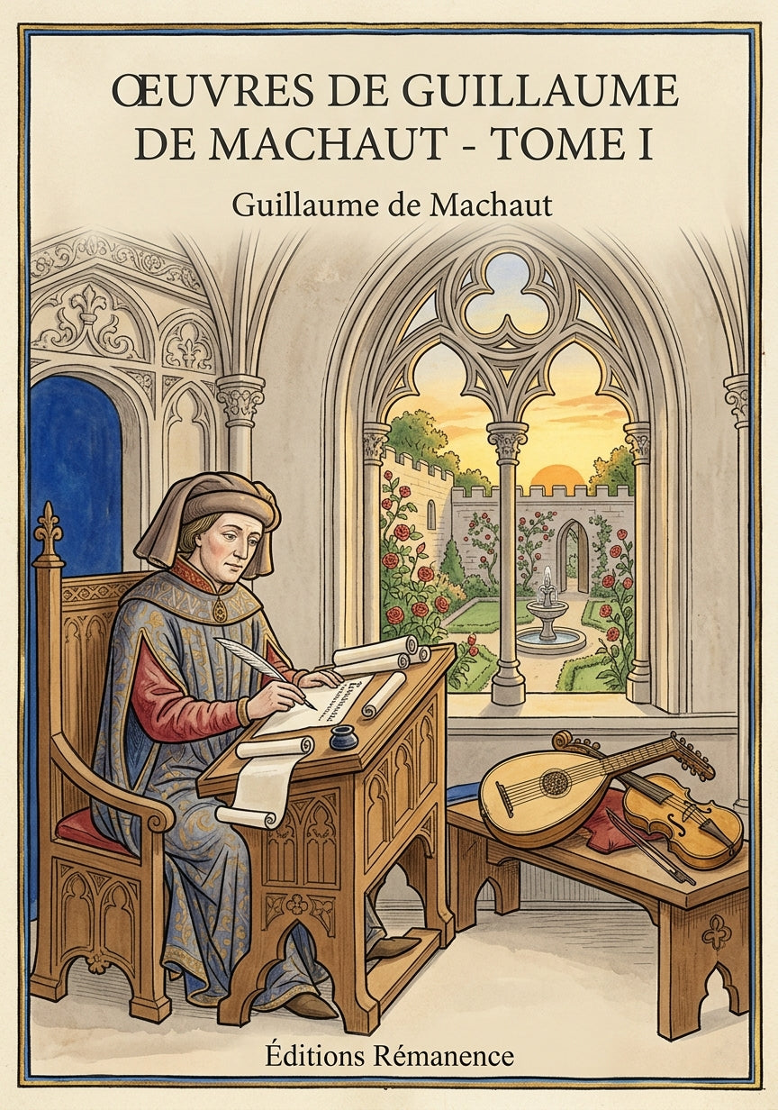 Livre Œuvres de Guillaume de Machaut - Tome I par Guillaume de Machaut - Couverture - Editions Remanence