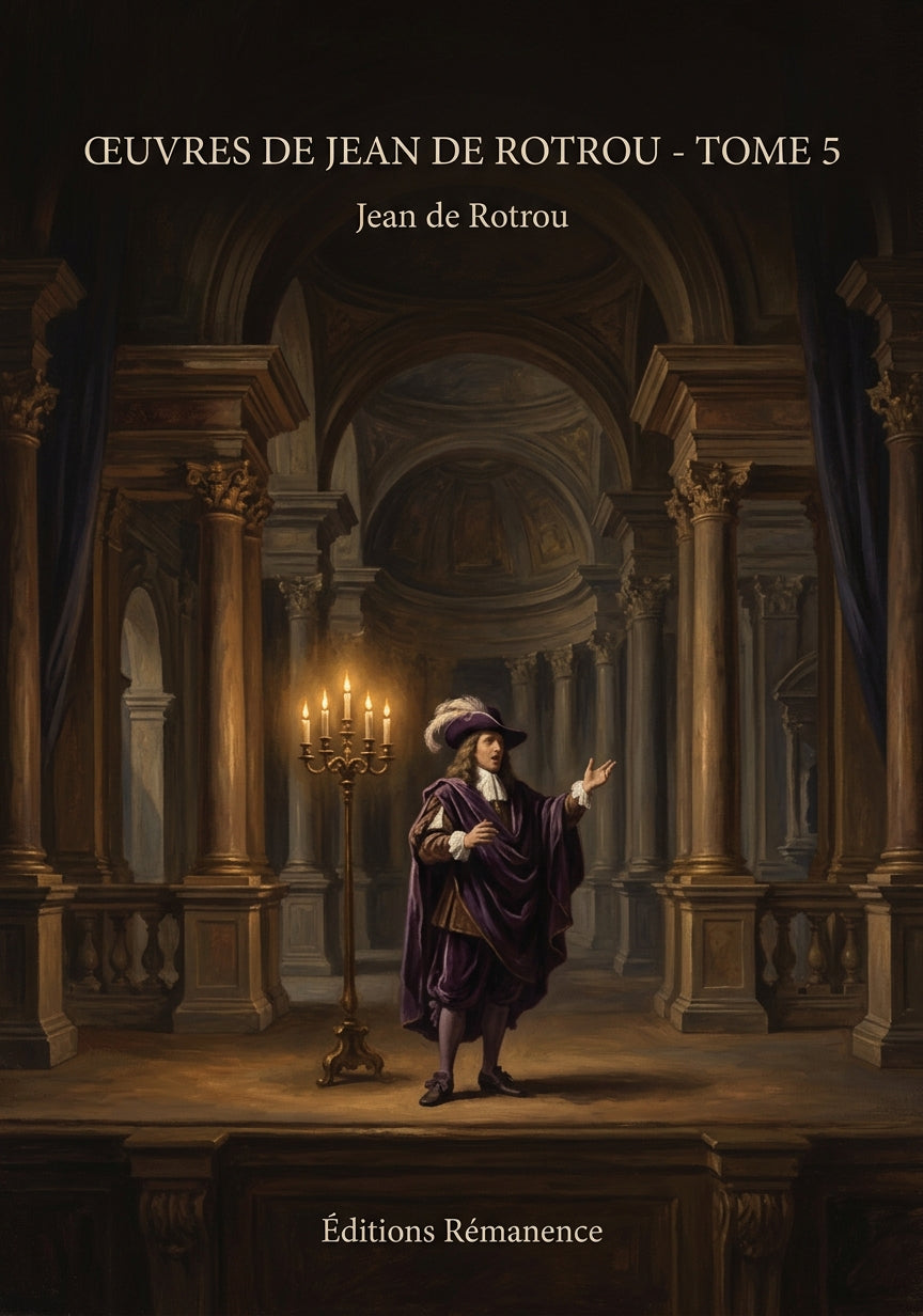 Livre Œuvres de Jean de Rotrou - Tome 5 par Jean de Rotrou - Couverture - Editions Remanence