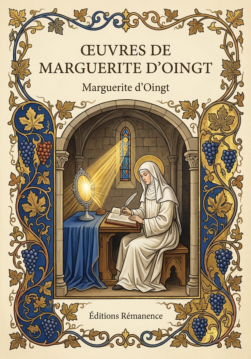 Livre Œuvres de Marguerite d’Oingt par Marguerite d’Oingt - Couverture - Editions Remanence