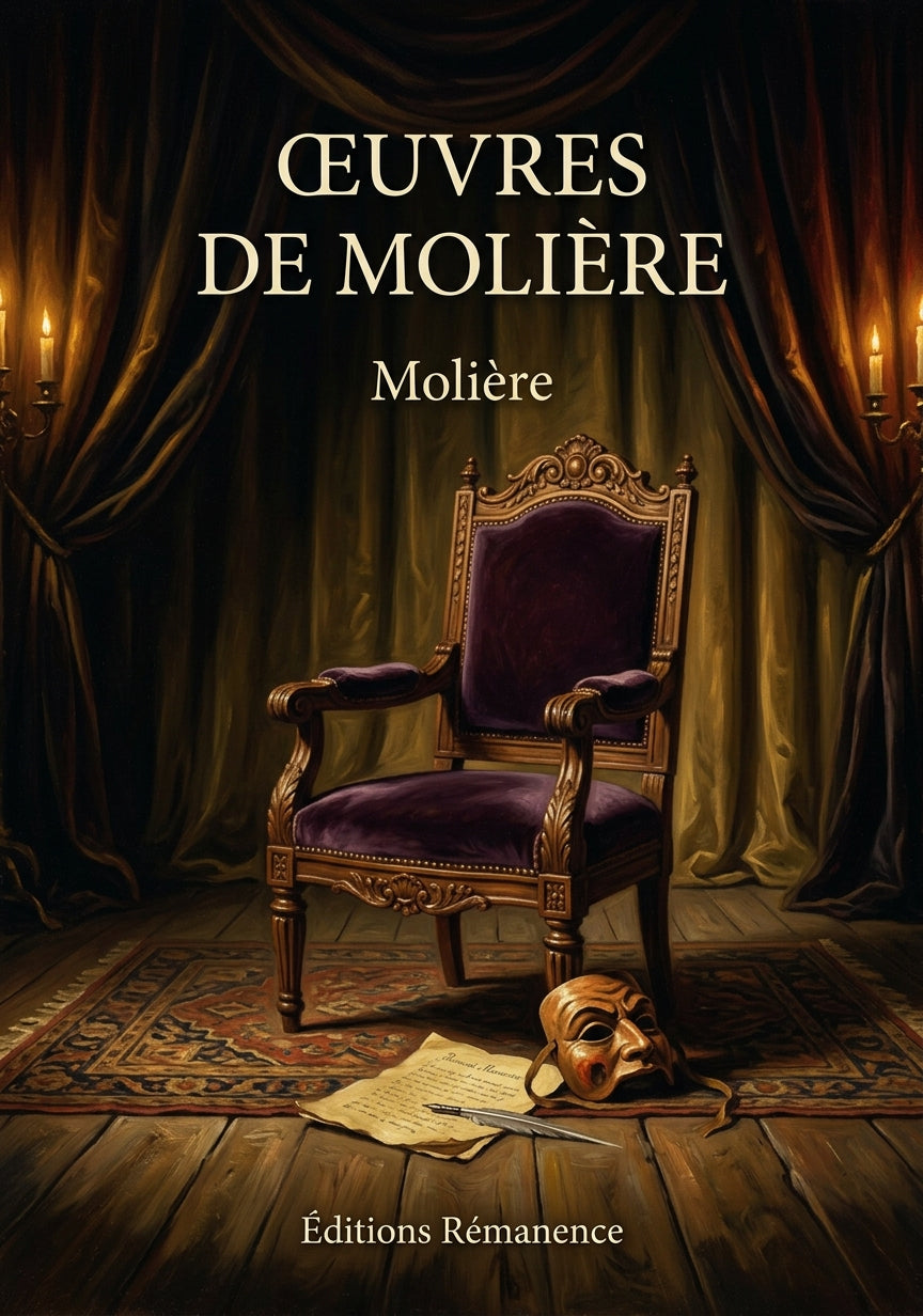 Livre Œuvres de Molière par Molière - Couverture - Editions Remanence