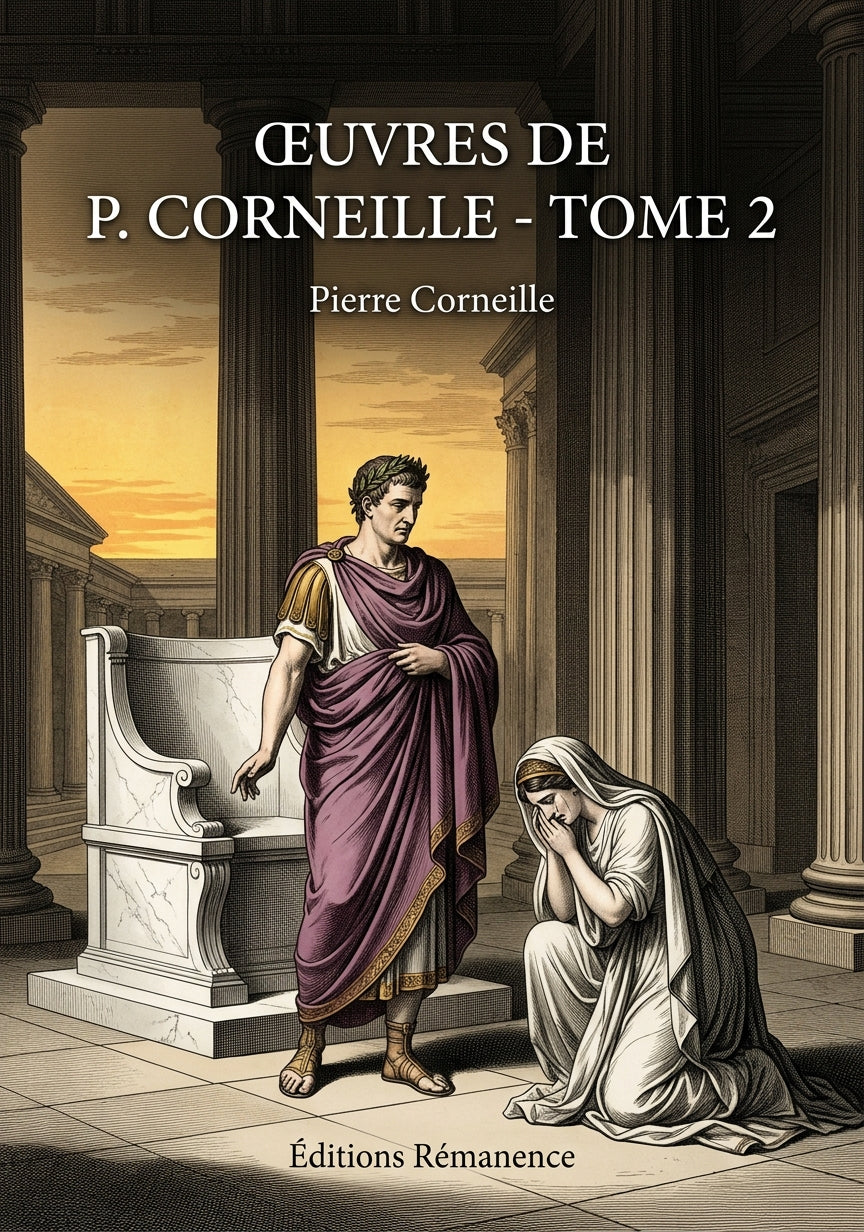 Livre Œuvres de P. Corneille - Tome 2 par Pierre Corneille - Couverture - Editions Remanence