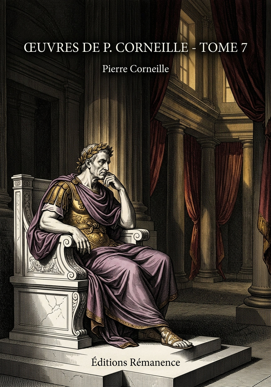 Livre Œuvres de P. Corneille - Tome 7 par Pierre Corneille - Couverture - Editions Remanence