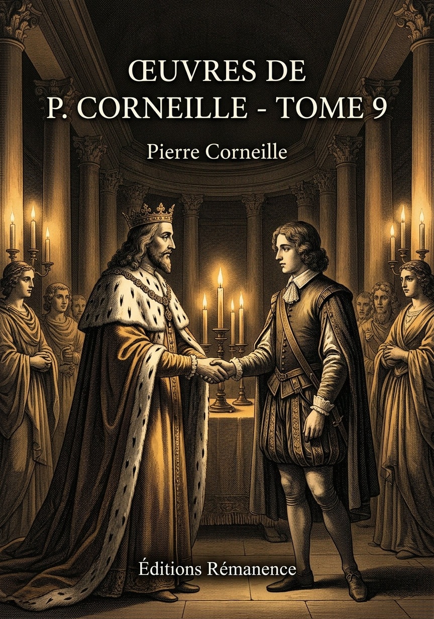 Livre Œuvres de P. Corneille - Tome 9 par Pierre Corneille - Couverture - Editions Remanence