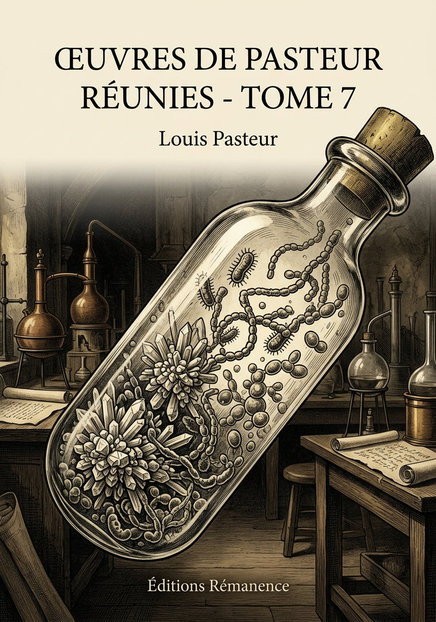 Livre Œuvres de Pasteur réunies - Tome 7 par Louis Pasteur - Couverture - Editions Remanence
