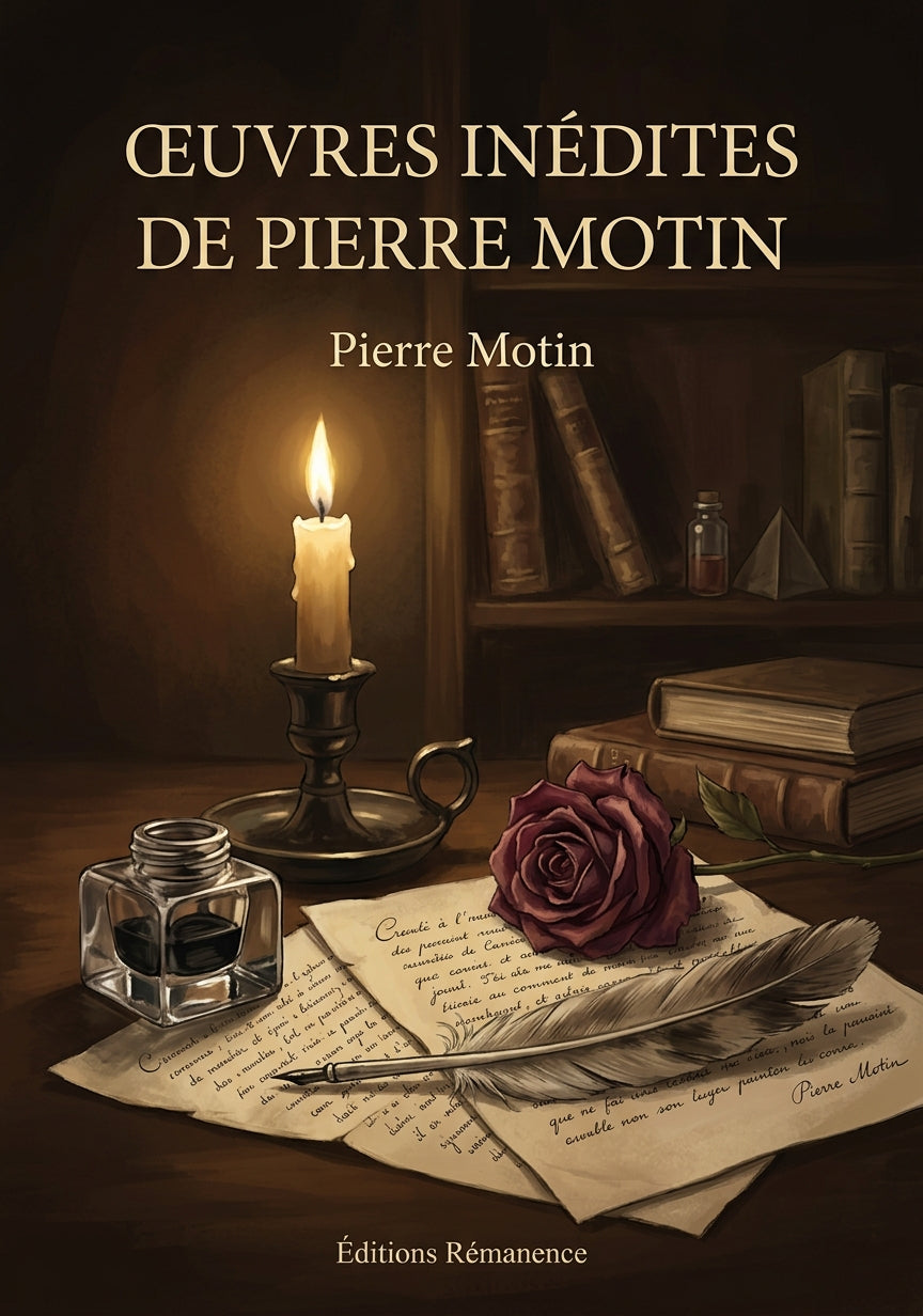 Livre Œuvres inédites de Pierre Motin par Pierre Motin - Couverture - Editions Remanence