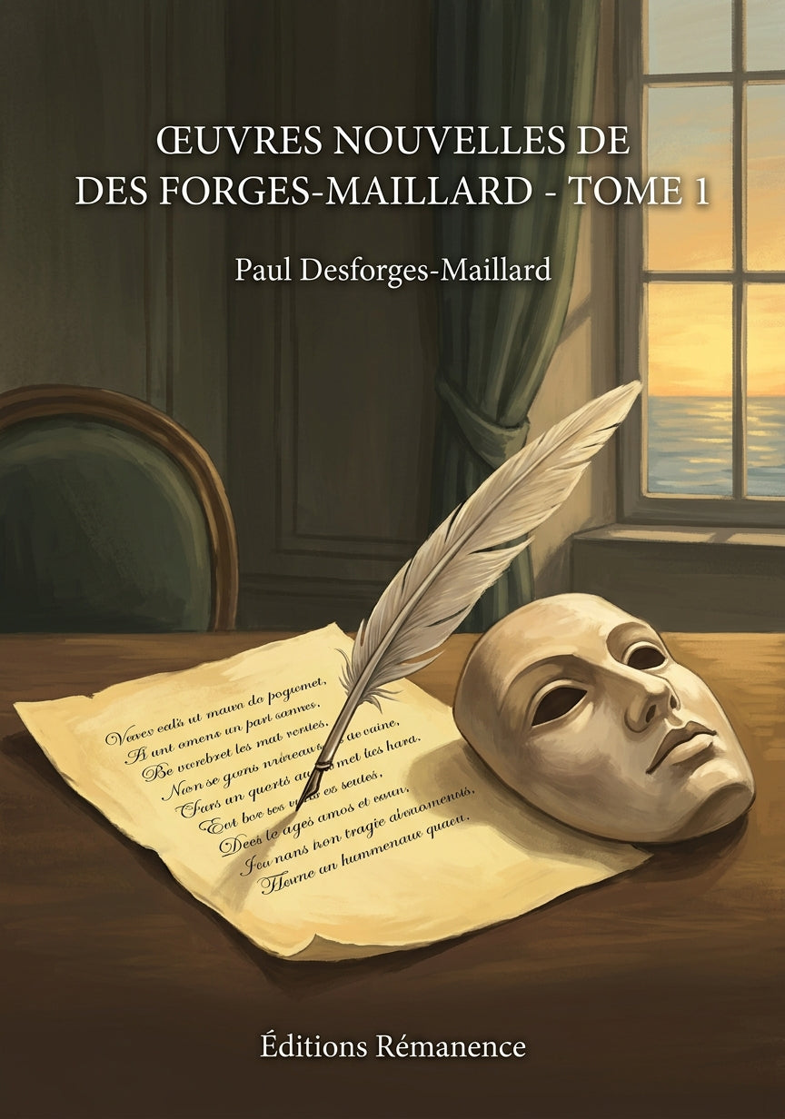 Livre Œuvres nouvelles de Des Forges-Maillard - Tome 1 par Paul Desforges-Maillard - Couverture - Editions Remanence