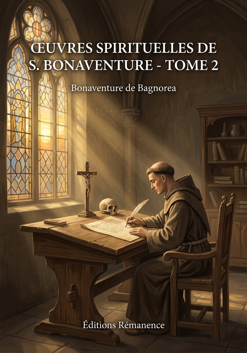 Livre Œuvres spirituelles de S. Bonaventure - Tome 2 par Bonaventure de Bagnorea - Couverture - Editions Remanence