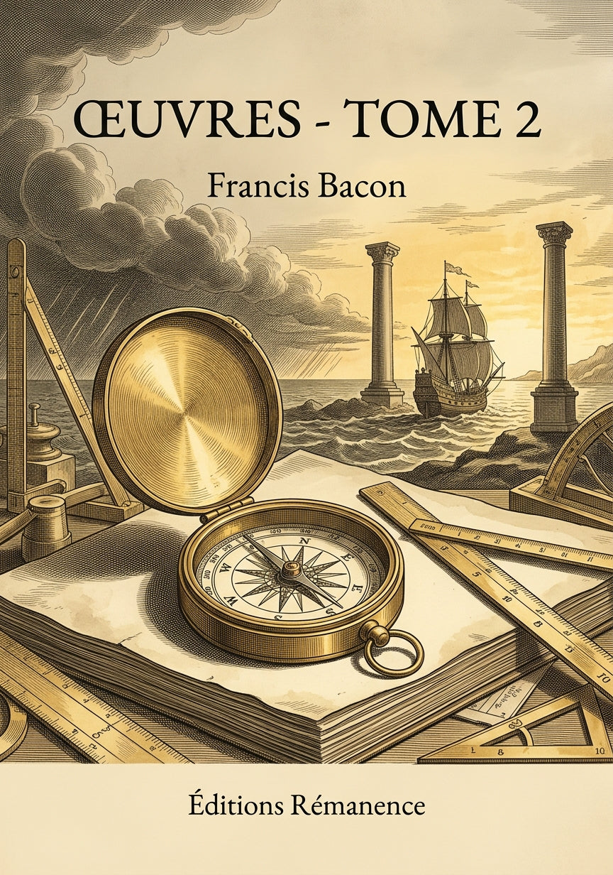 Livre Œuvres - Tome 2 par Francis Bacon - Couverture - Editions Remanence