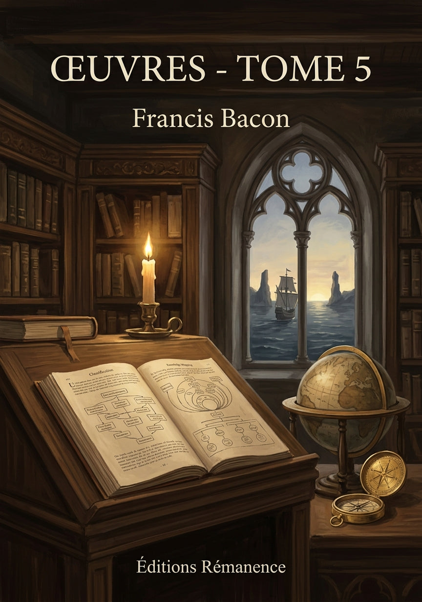 Livre Œuvres - Tome 5 par Francis Bacon - Couverture - Editions Remanence