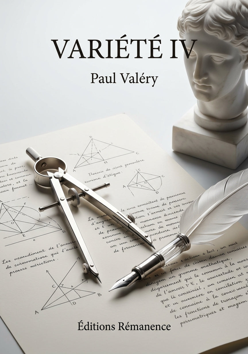 Livre Variété IV par Paul Valéry - Couverture - Editions Remanence
