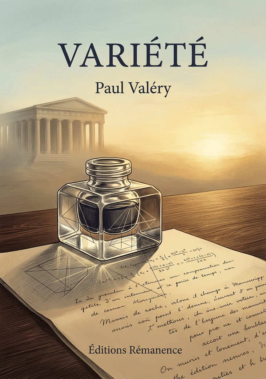 Livre Variété par Paul Valéry - Couverture - Editions Remanence
