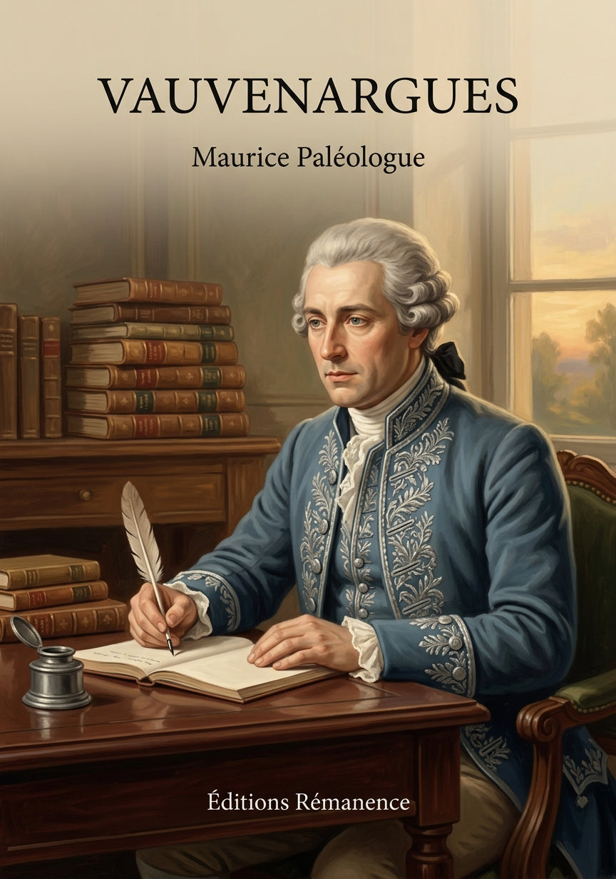 Livre Vauvenargues par Maurice Paléologue - Couverture - Editions Remanence