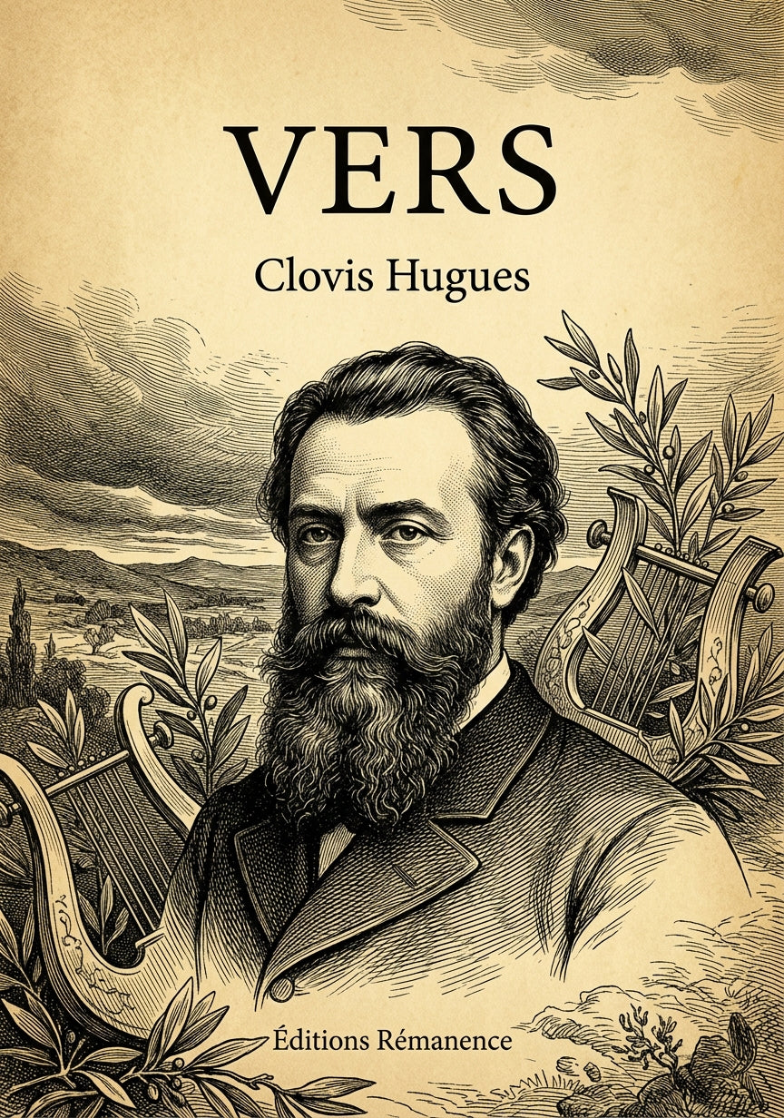 Livre Vers par Clovis Hugues - Couverture - Editions Remanence