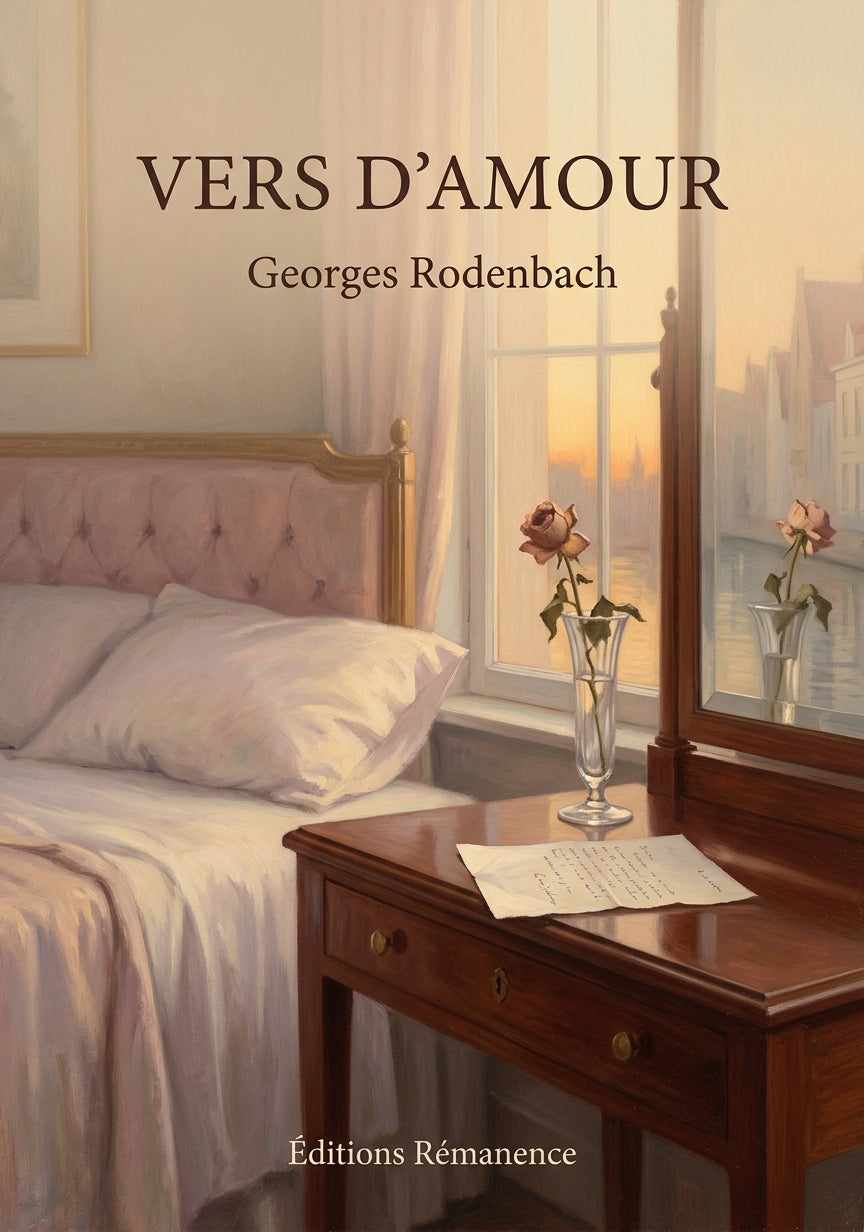 Livre Vers d’amour par Georges Rodenbach - Couverture - Editions Remanence