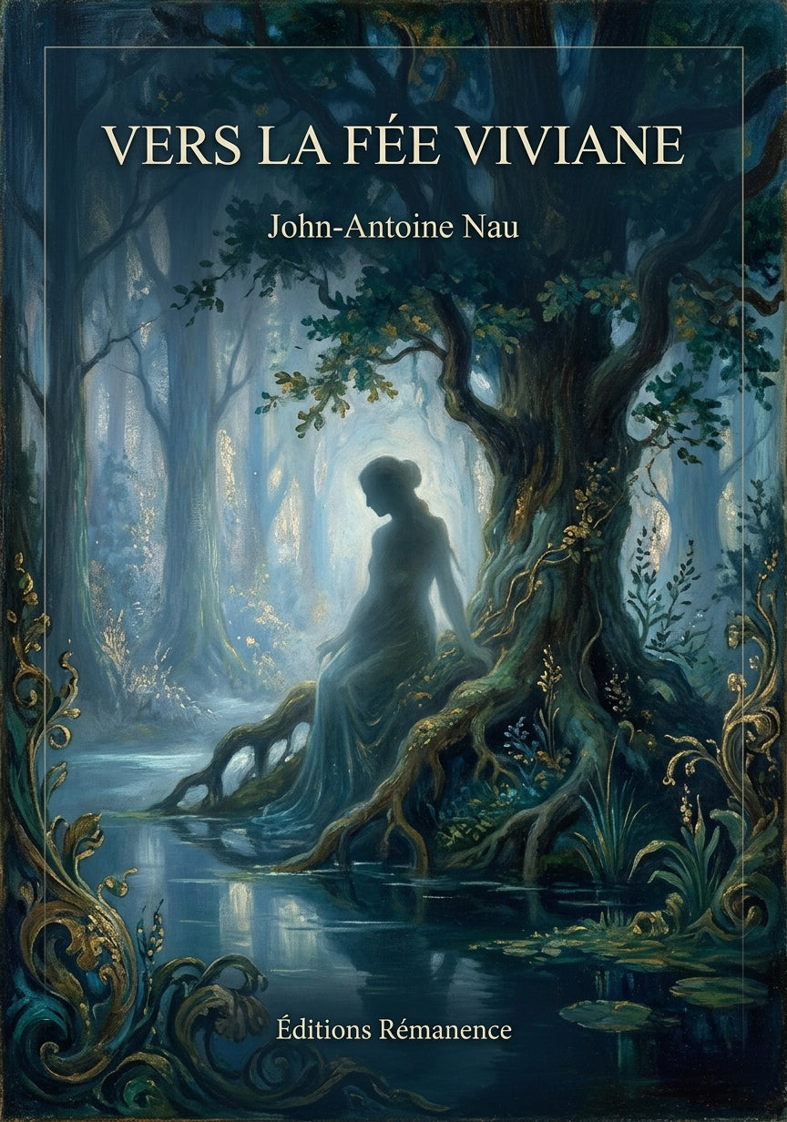 Livre Vers la Fée Viviane par John-Antoine Nau - Couverture - Editions Remanence