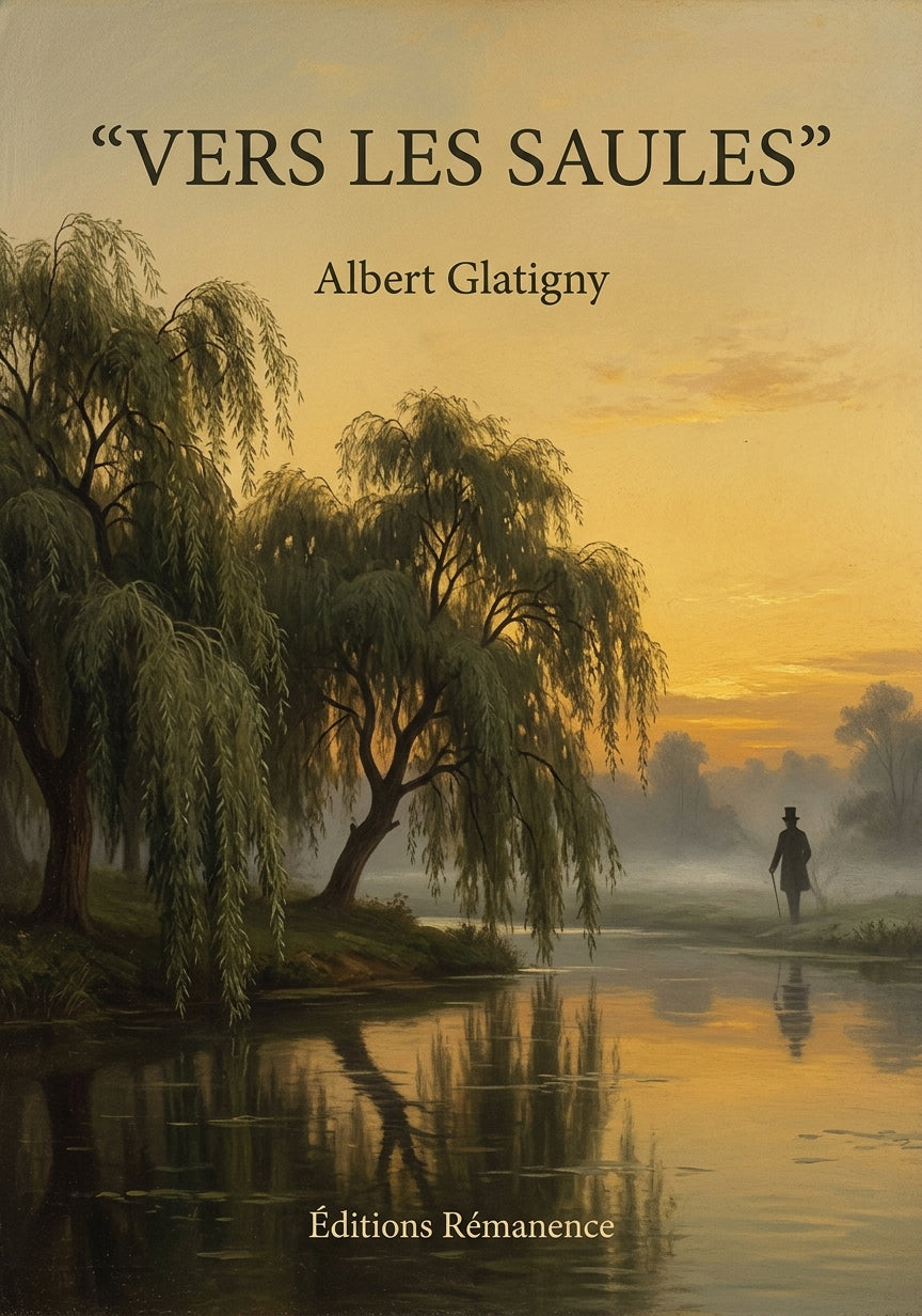 Livre Vers les saules par Albert Glatigny - Couverture - Editions Remanence