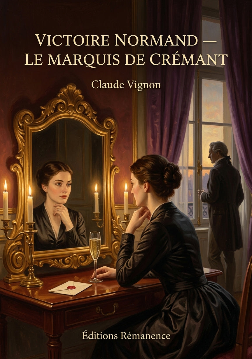 Livre Victoire Normand — Le Marquis de Crémant par Claude Vignon - Couverture - Editions Remanence