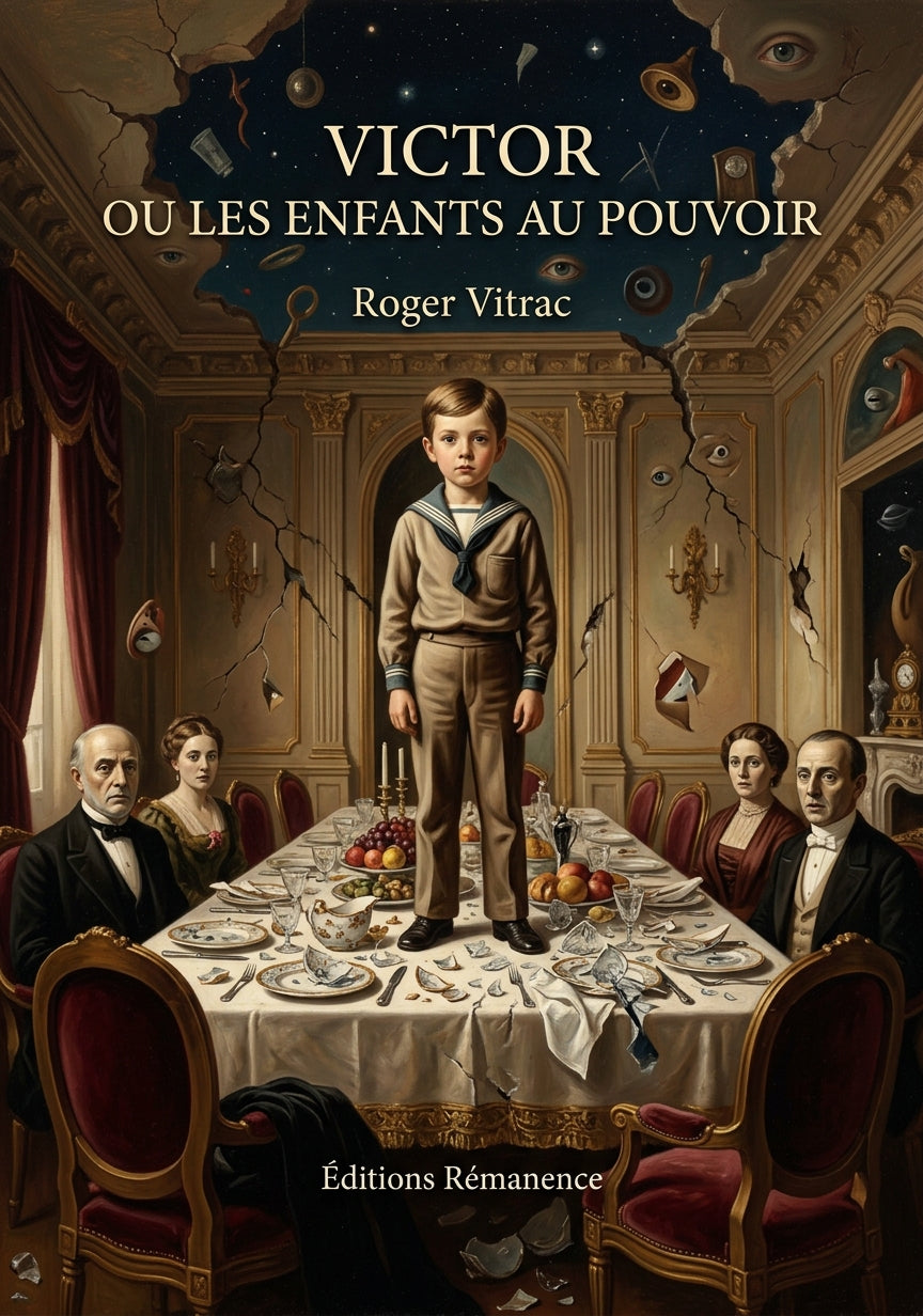 Livre Victor ou les Enfants au pouvoir par Roger Vitrac - Couverture - Editions Remanence