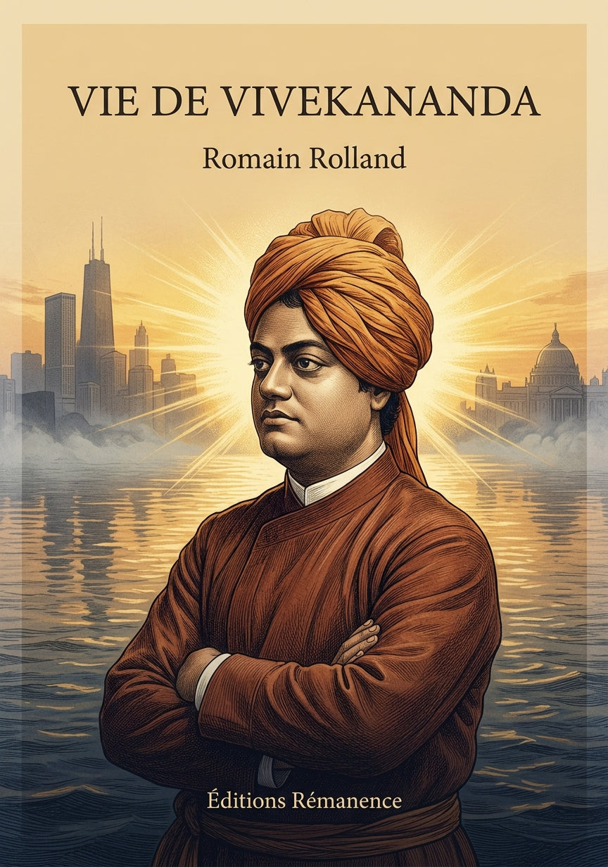 Livre Vie de Vivekananda par Romain Rolland - Couverture - Editions Remanence