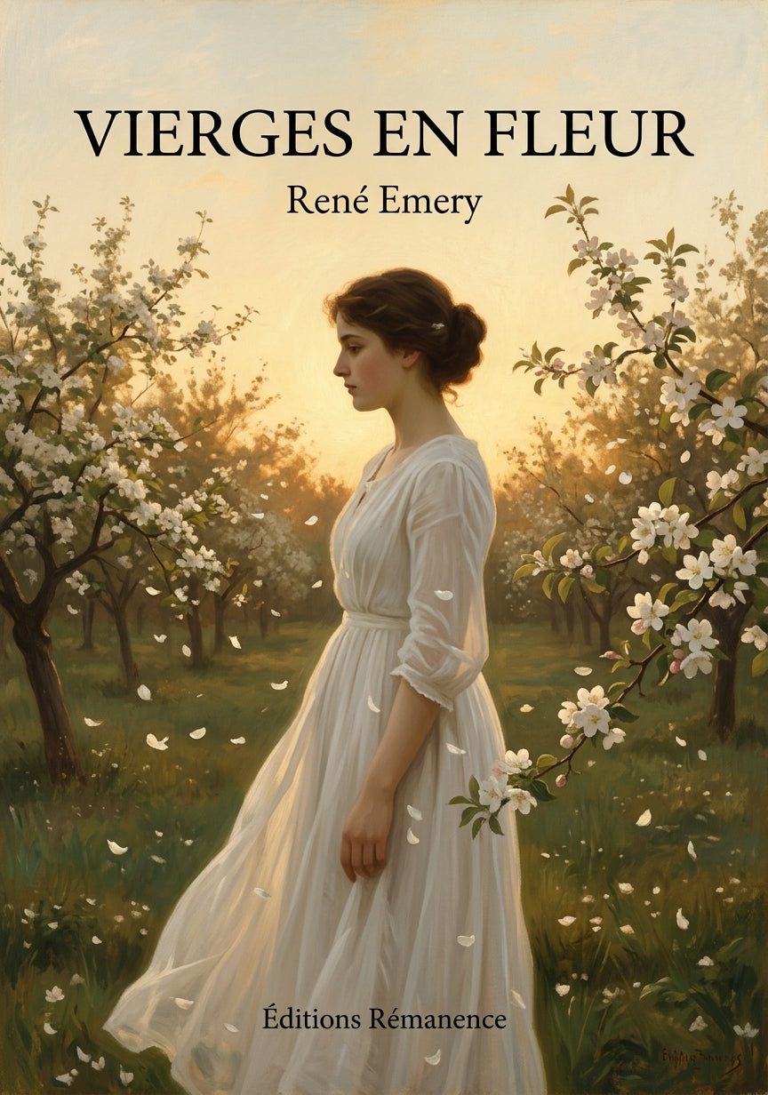 Livre Vierges en fleur par René Emery - Couverture - Editions Remanence