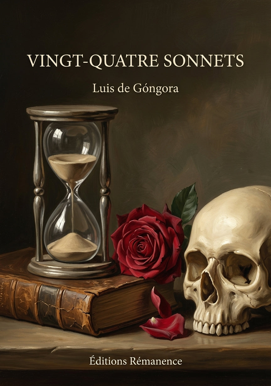 Livre Vingt-quatre Sonnets par Luis de Góngora - Couverture - Editions Remanence