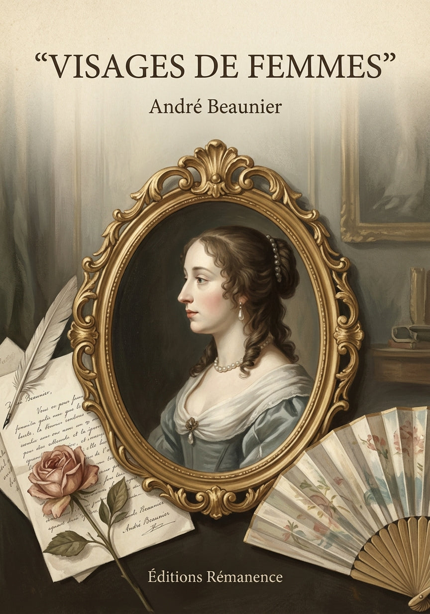 Livre Visages de femmes par André Beaunier - Couverture - Editions Remanence