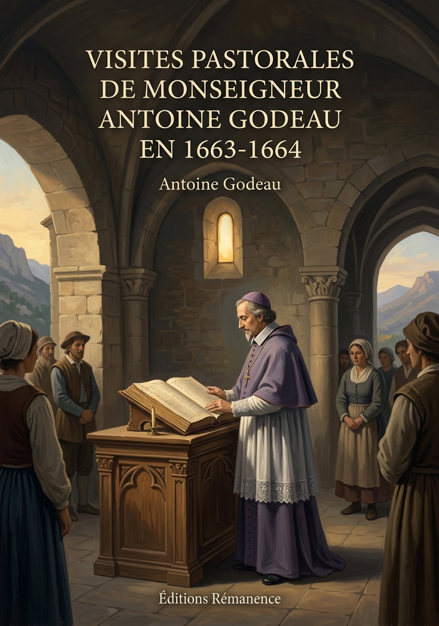 Livre Visites pastorales de Monseigneur Antoine Godeau en 1663-1664 par Antoine Godeau - Couverture - Editions Remanence