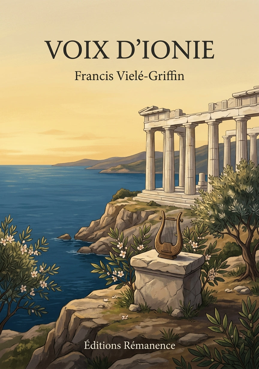 Livre Voix d’Ionie par Francis Vielé-Griffin - Couverture - Editions Remanence