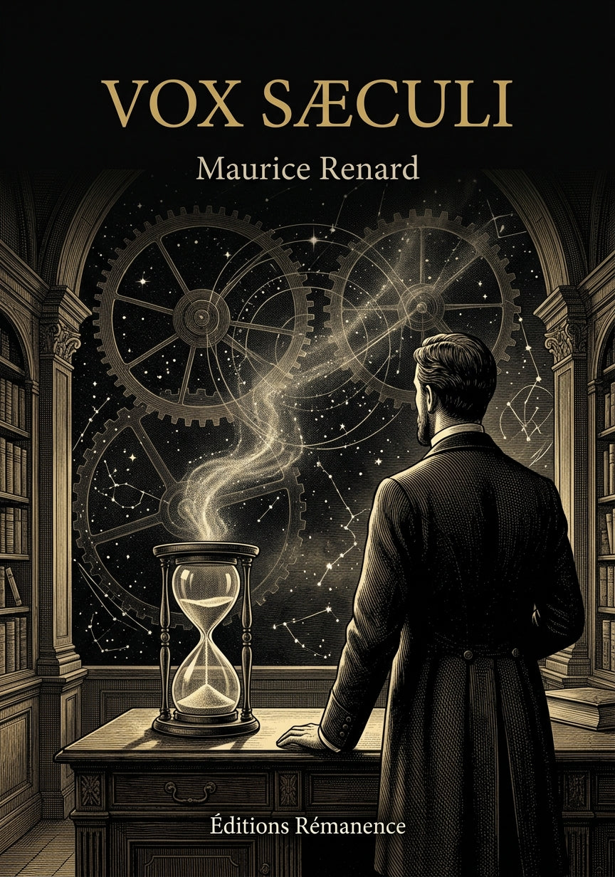 Livre Vox sæculi par Maurice Renard - Couverture - Editions Remanence