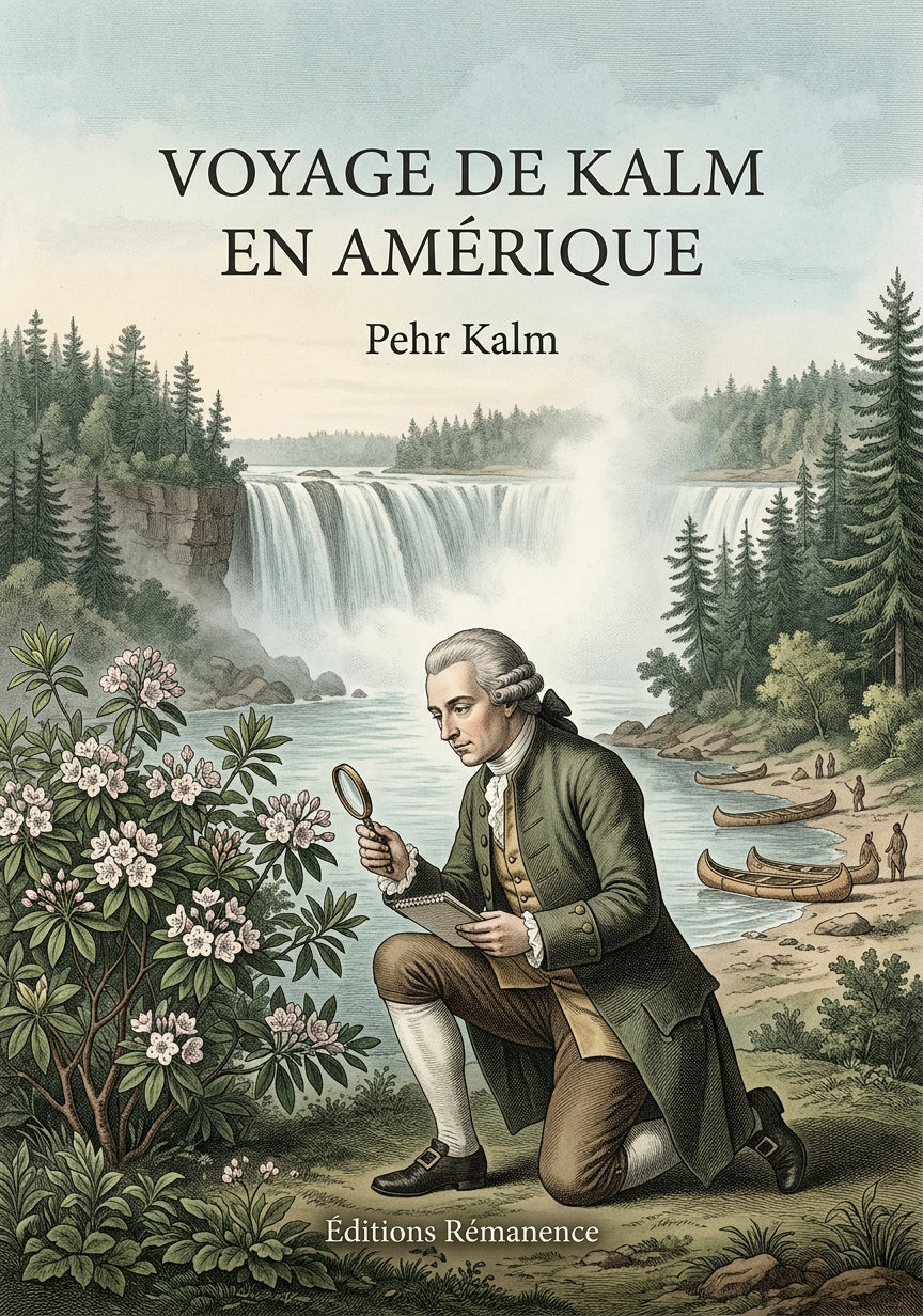 Livre Voyage de Kalm en Amérique par Pehr Kalm - Couverture - Editions Remanence
