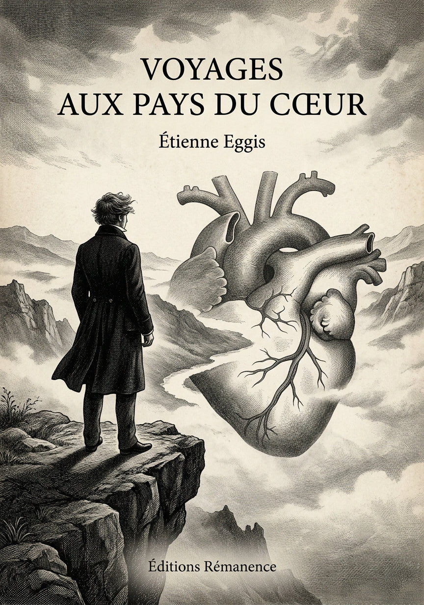 Livre Voyages aux pays du cœur par Étienne Eggis - Couverture - Editions Remanence